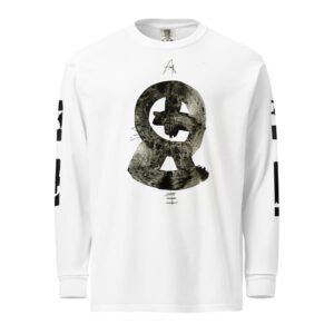 BRUJULA Garment-dyed heavyweight long-sleeve shirt