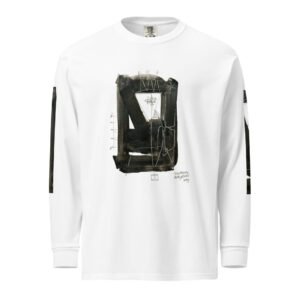 CERCADO Garment-dyed heavyweight long-sleeve shirt