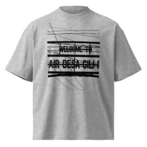 GILLI AIR Unisex organic oversized high neck t-shirt